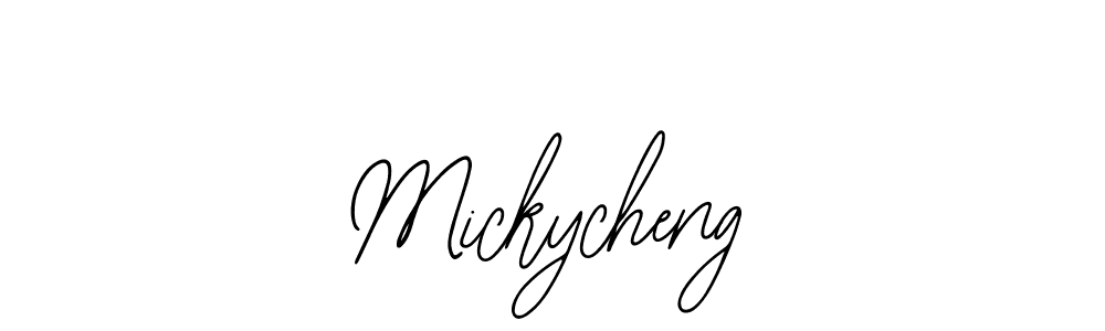 Also You can easily find your signature by using the search form. We will create Mickycheng name handwritten signature images for you free of cost using Bearetta-2O07w sign style. Mickycheng signature style 12 images and pictures png