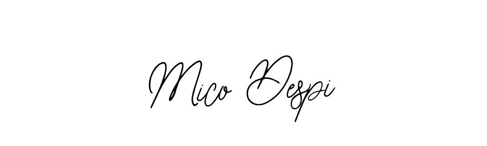 Make a beautiful signature design for name Mico Despi. Use this online signature maker to create a handwritten signature for free. Mico Despi signature style 12 images and pictures png