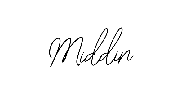 Also You can easily find your signature by using the search form. We will create Middin name handwritten signature images for you free of cost using Bearetta-2O07w sign style. Middin signature style 12 images and pictures png