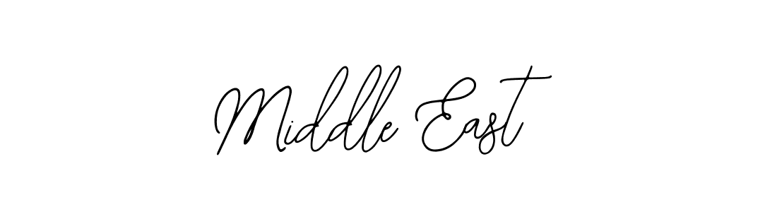 How to make Middle East signature? Bearetta-2O07w is a professional autograph style. Create handwritten signature for Middle East name. Middle East signature style 12 images and pictures png