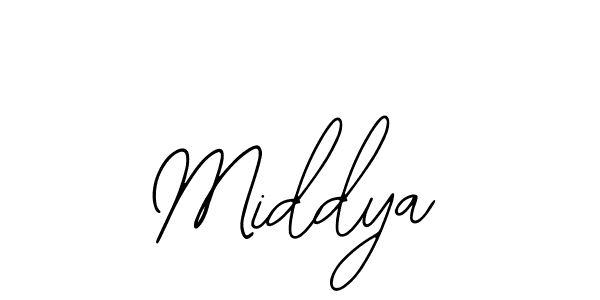 if you are searching for the best signature style for your name Middya. so please give up your signature search. here we have designed multiple signature styles  using Bearetta-2O07w. Middya signature style 12 images and pictures png