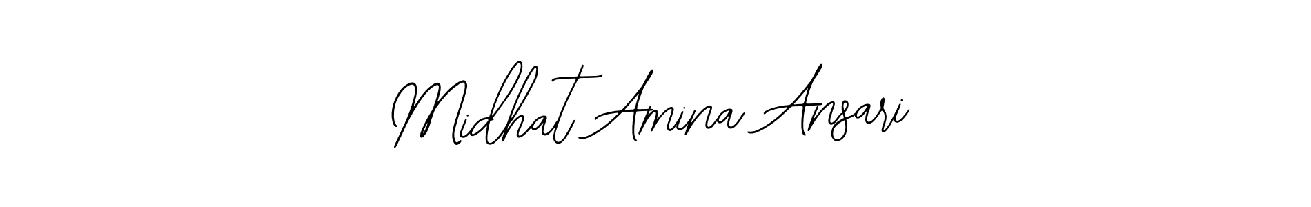 Similarly Bearetta-2O07w is the best handwritten signature design. Signature creator online .You can use it as an online autograph creator for name Midhat Amina Ansari. Midhat Amina Ansari signature style 12 images and pictures png