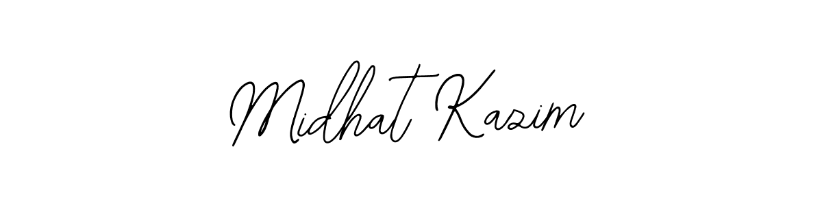 Use a signature maker to create a handwritten signature online. With this signature software, you can design (Bearetta-2O07w) your own signature for name Midhat Kazim. Midhat Kazim signature style 12 images and pictures png