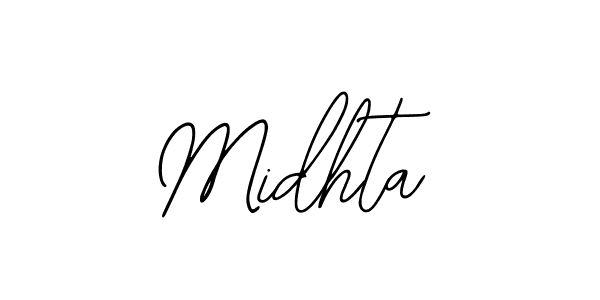 Also we have Midhta name is the best signature style. Create professional handwritten signature collection using Bearetta-2O07w autograph style. Midhta signature style 12 images and pictures png