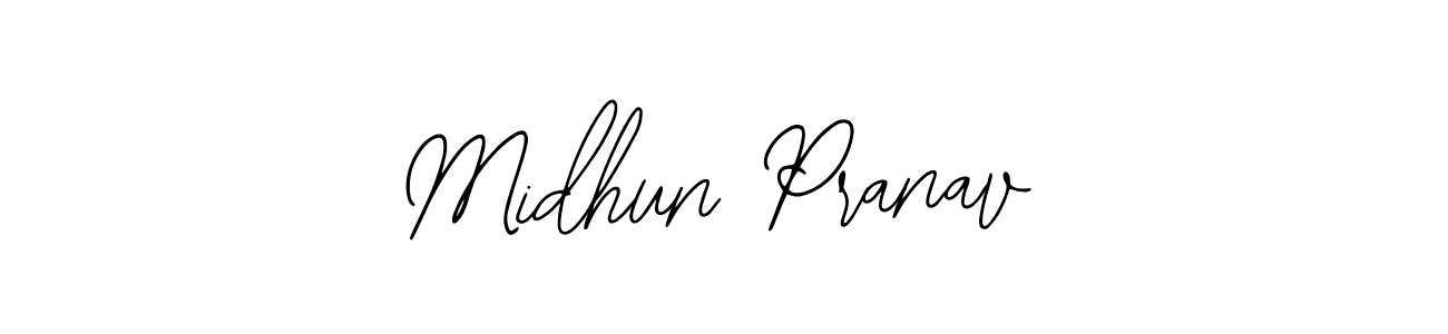 Make a beautiful signature design for name Midhun Pranav. With this signature (Bearetta-2O07w) style, you can create a handwritten signature for free. Midhun Pranav signature style 12 images and pictures png