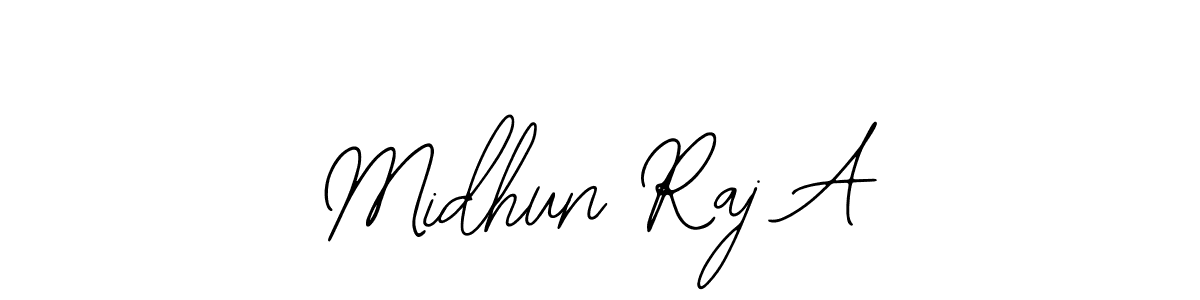 Also we have Midhun Raj A name is the best signature style. Create professional handwritten signature collection using Bearetta-2O07w autograph style. Midhun Raj A signature style 12 images and pictures png