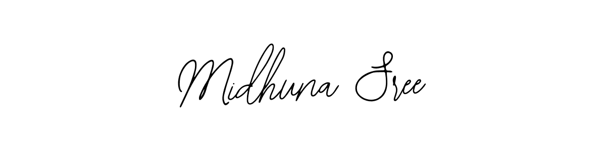 Make a beautiful signature design for name Midhuna Sree. Use this online signature maker to create a handwritten signature for free. Midhuna Sree signature style 12 images and pictures png