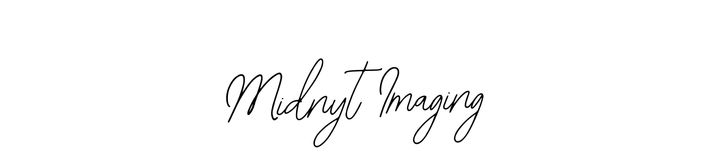 Use a signature maker to create a handwritten signature online. With this signature software, you can design (Bearetta-2O07w) your own signature for name Midnyt Imaging. Midnyt Imaging signature style 12 images and pictures png