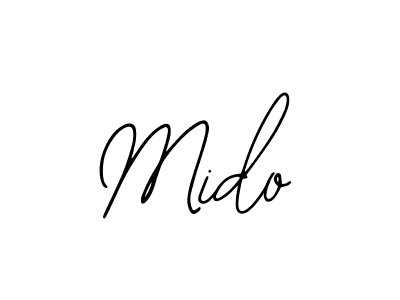 How to make Mido signature? Bearetta-2O07w is a professional autograph style. Create handwritten signature for Mido name. Mido signature style 12 images and pictures png