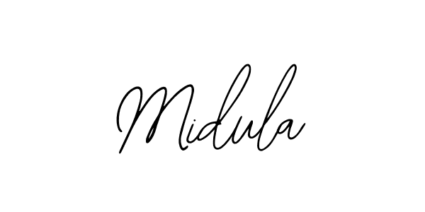 Also You can easily find your signature by using the search form. We will create Midula name handwritten signature images for you free of cost using Bearetta-2O07w sign style. Midula signature style 12 images and pictures png