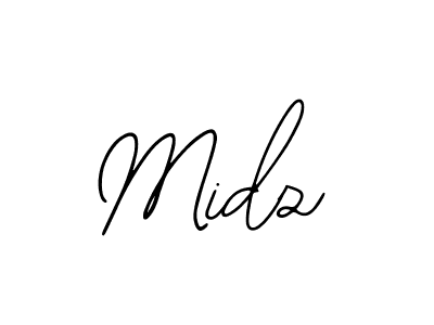 The best way (Bearetta-2O07w) to make a short signature is to pick only two or three words in your name. The name Midz include a total of six letters. For converting this name. Midz signature style 12 images and pictures png