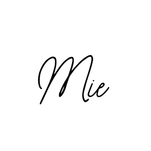 You should practise on your own different ways (Bearetta-2O07w) to write your name (Mie) in signature. don't let someone else do it for you. Mie signature style 12 images and pictures png