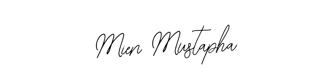 Design your own signature with our free online signature maker. With this signature software, you can create a handwritten (Bearetta-2O07w) signature for name Mien Mustapha. Mien Mustapha signature style 12 images and pictures png