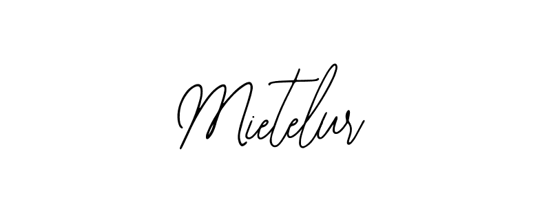 Design your own signature with our free online signature maker. With this signature software, you can create a handwritten (Bearetta-2O07w) signature for name Mietelur. Mietelur signature style 12 images and pictures png