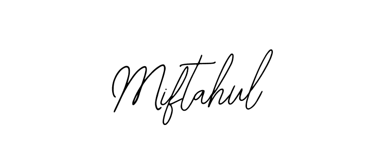 The best way (Bearetta-2O07w) to make a short signature is to pick only two or three words in your name. The name Miftahul include a total of six letters. For converting this name. Miftahul signature style 12 images and pictures png