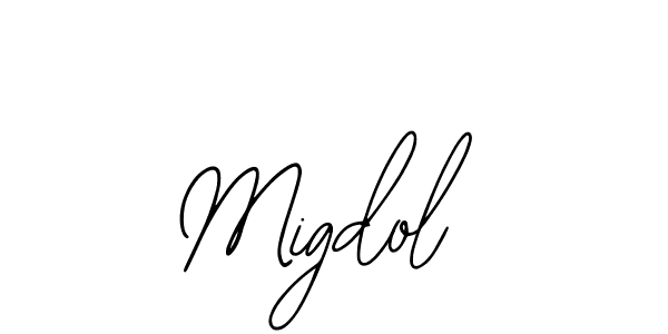 Migdol stylish signature style. Best Handwritten Sign (Bearetta-2O07w) for my name. Handwritten Signature Collection Ideas for my name Migdol. Migdol signature style 12 images and pictures png