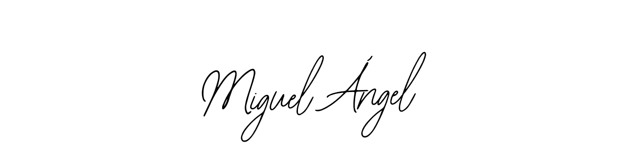 Also You can easily find your signature by using the search form. We will create Miguel Ángel name handwritten signature images for you free of cost using Bearetta-2O07w sign style. Miguel Ángel signature style 12 images and pictures png