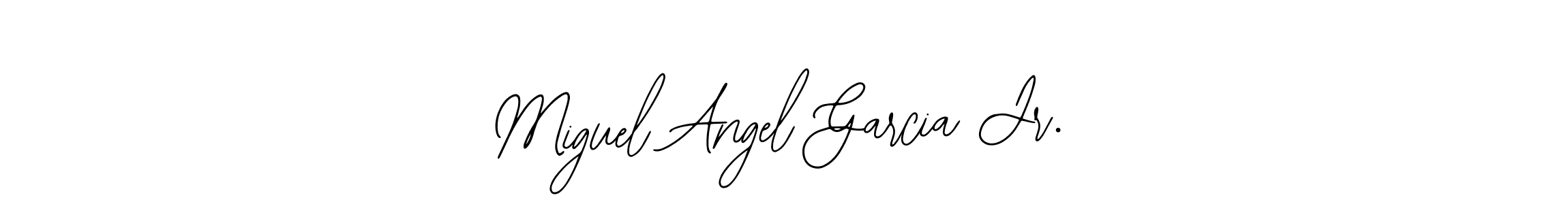Miguel Angel Garcia Jr. stylish signature style. Best Handwritten Sign (Bearetta-2O07w) for my name. Handwritten Signature Collection Ideas for my name Miguel Angel Garcia Jr.. Miguel Angel Garcia Jr. signature style 12 images and pictures png