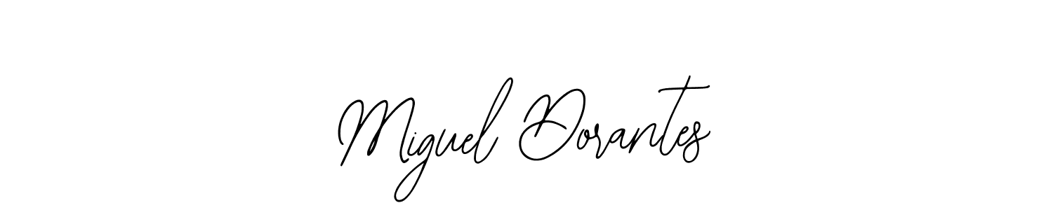 You should practise on your own different ways (Bearetta-2O07w) to write your name (Miguel Dorantes) in signature. don't let someone else do it for you. Miguel Dorantes signature style 12 images and pictures png