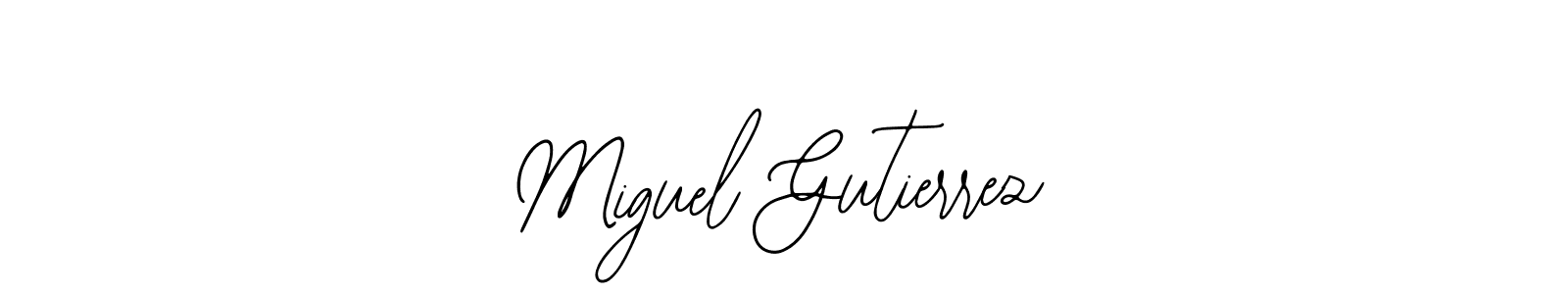 Make a beautiful signature design for name Miguel Gutierrez. With this signature (Bearetta-2O07w) style, you can create a handwritten signature for free. Miguel Gutierrez signature style 12 images and pictures png