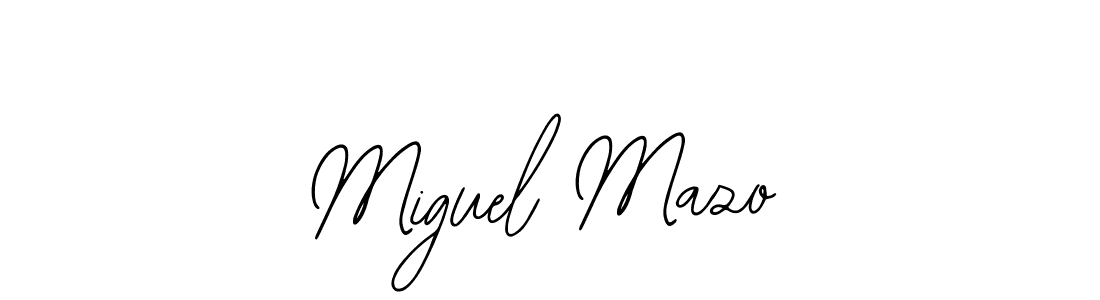 Similarly Bearetta-2O07w is the best handwritten signature design. Signature creator online .You can use it as an online autograph creator for name Miguel Mazo. Miguel Mazo signature style 12 images and pictures png