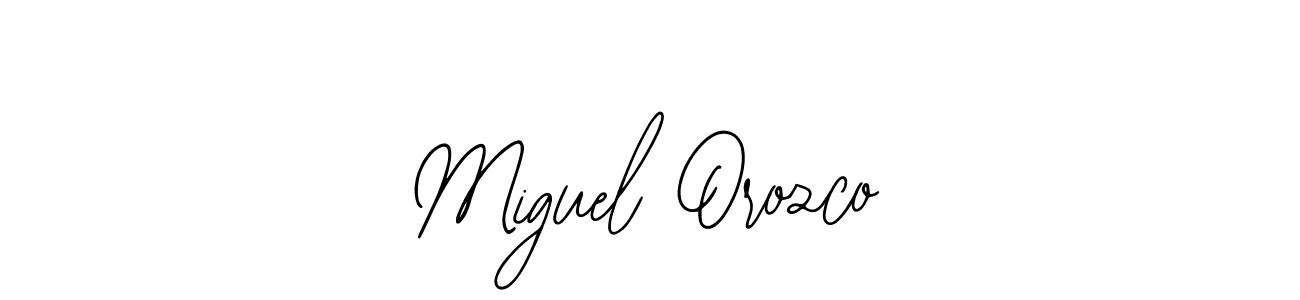 Bearetta-2O07w is a professional signature style that is perfect for those who want to add a touch of class to their signature. It is also a great choice for those who want to make their signature more unique. Get Miguel Orozco name to fancy signature for free. Miguel Orozco signature style 12 images and pictures png