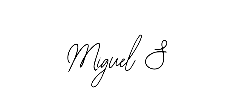 This is the best signature style for the Miguel S name. Also you like these signature font (Bearetta-2O07w). Mix name signature. Miguel S signature style 12 images and pictures png
