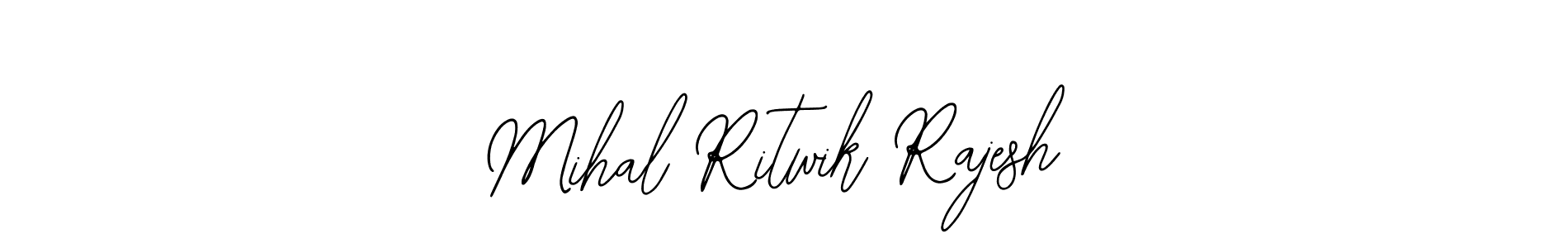 Similarly Bearetta-2O07w is the best handwritten signature design. Signature creator online .You can use it as an online autograph creator for name Mihal Ritwik Rajesh. Mihal Ritwik Rajesh signature style 12 images and pictures png