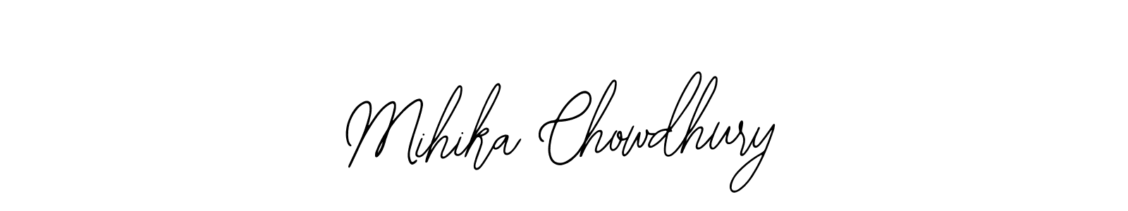 Make a beautiful signature design for name Mihika Chowdhury. With this signature (Bearetta-2O07w) style, you can create a handwritten signature for free. Mihika Chowdhury signature style 12 images and pictures png