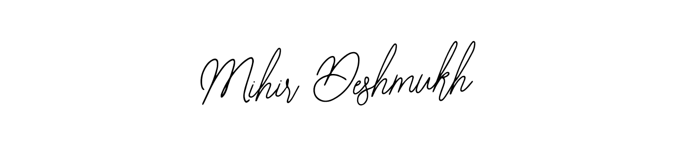 Also we have Mihir Deshmukh name is the best signature style. Create professional handwritten signature collection using Bearetta-2O07w autograph style. Mihir Deshmukh signature style 12 images and pictures png