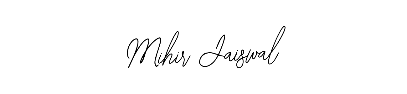 Make a beautiful signature design for name Mihir Jaiswal. With this signature (Bearetta-2O07w) style, you can create a handwritten signature for free. Mihir Jaiswal signature style 12 images and pictures png