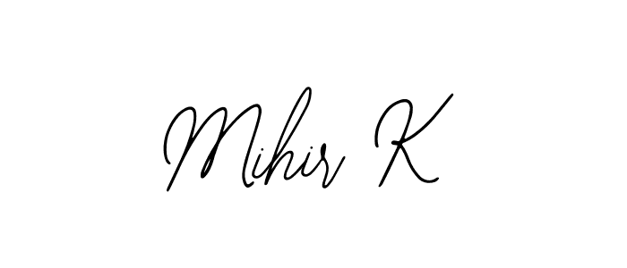 See photos of Mihir K official signature by Spectra . Check more albums & portfolios. Read reviews & check more about Bearetta-2O07w font. Mihir K signature style 12 images and pictures png