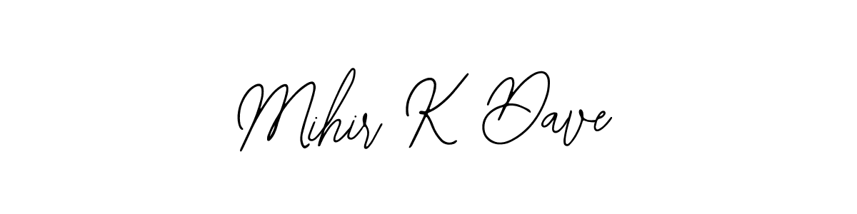 Also we have Mihir K Dave name is the best signature style. Create professional handwritten signature collection using Bearetta-2O07w autograph style. Mihir K Dave signature style 12 images and pictures png