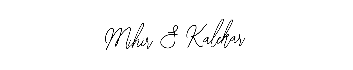 Make a beautiful signature design for name Mihir S Kalekar. With this signature (Bearetta-2O07w) style, you can create a handwritten signature for free. Mihir S Kalekar signature style 12 images and pictures png