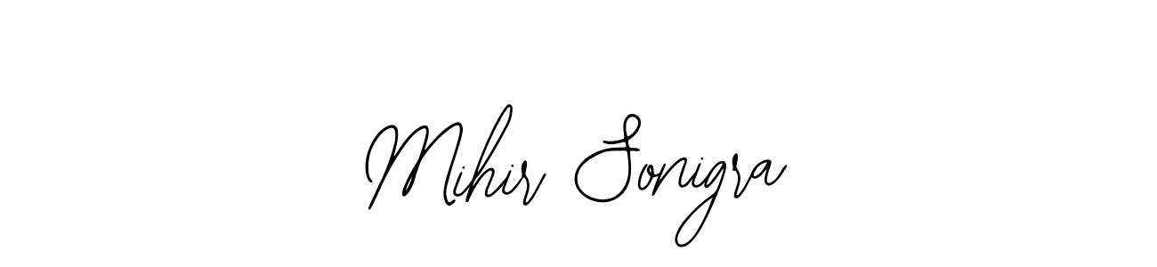 Make a beautiful signature design for name Mihir Sonigra. Use this online signature maker to create a handwritten signature for free. Mihir Sonigra signature style 12 images and pictures png