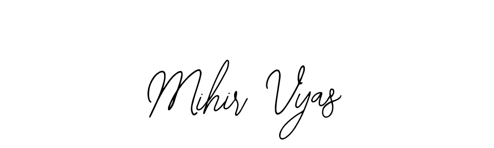 Once you've used our free online signature maker to create your best signature Bearetta-2O07w style, it's time to enjoy all of the benefits that Mihir Vyas name signing documents. Mihir Vyas signature style 12 images and pictures png