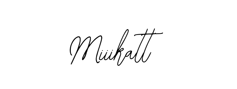 The best way (Bearetta-2O07w) to make a short signature is to pick only two or three words in your name. The name Miiikatt include a total of six letters. For converting this name. Miiikatt signature style 12 images and pictures png