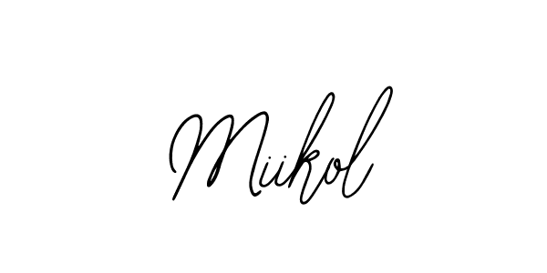 Similarly Bearetta-2O07w is the best handwritten signature design. Signature creator online .You can use it as an online autograph creator for name Miikol. Miikol signature style 12 images and pictures png