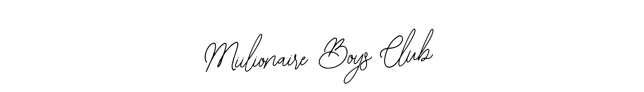 Make a beautiful signature design for name Miilionaire Boys Club. Use this online signature maker to create a handwritten signature for free. Miilionaire Boys Club signature style 12 images and pictures png
