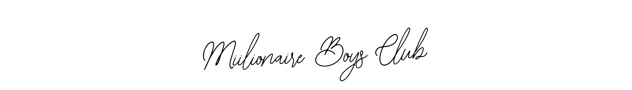 Create a beautiful signature design for name Miilionaire Boys Club. With this signature (Bearetta-2O07w) fonts, you can make a handwritten signature for free. Miilionaire Boys Club signature style 12 images and pictures png