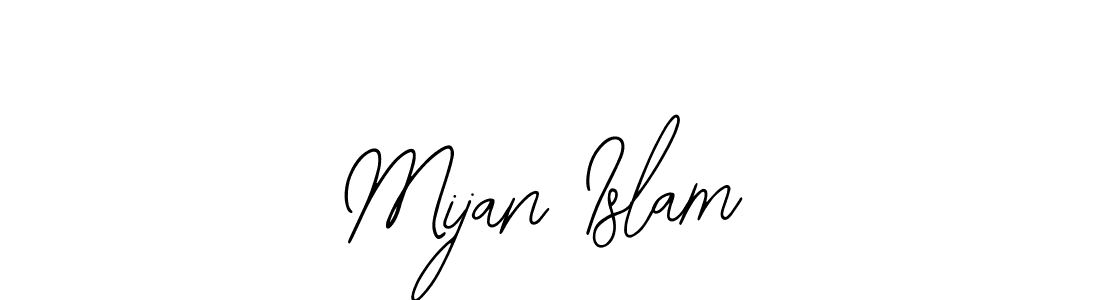 It looks lik you need a new signature style for name Mijan Islam. Design unique handwritten (Bearetta-2O07w) signature with our free signature maker in just a few clicks. Mijan Islam signature style 12 images and pictures png