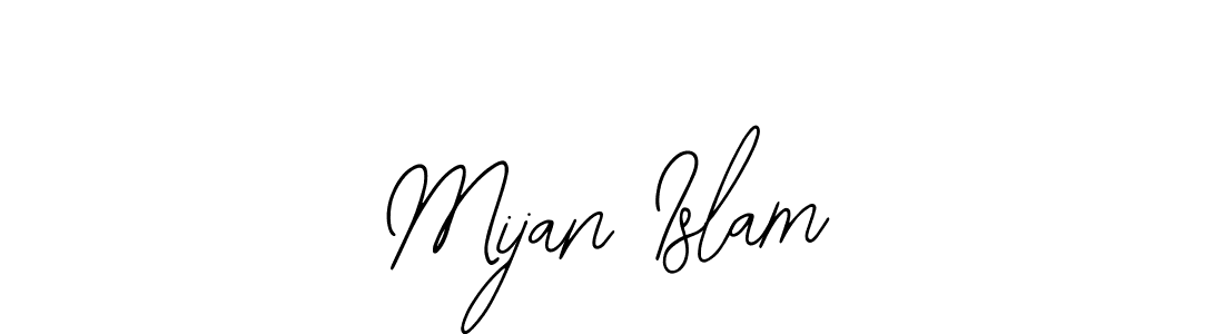 How to make Mijan Islam signature? Bearetta-2O07w is a professional autograph style. Create handwritten signature for Mijan Islam name. Mijan Islam signature style 12 images and pictures png