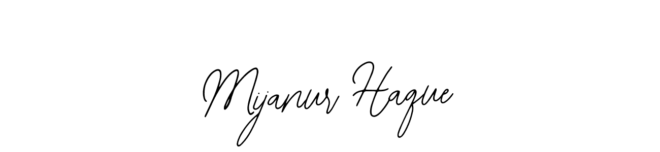 How to make Mijanur Haque name signature. Use Bearetta-2O07w style for creating short signs online. This is the latest handwritten sign. Mijanur Haque signature style 12 images and pictures png