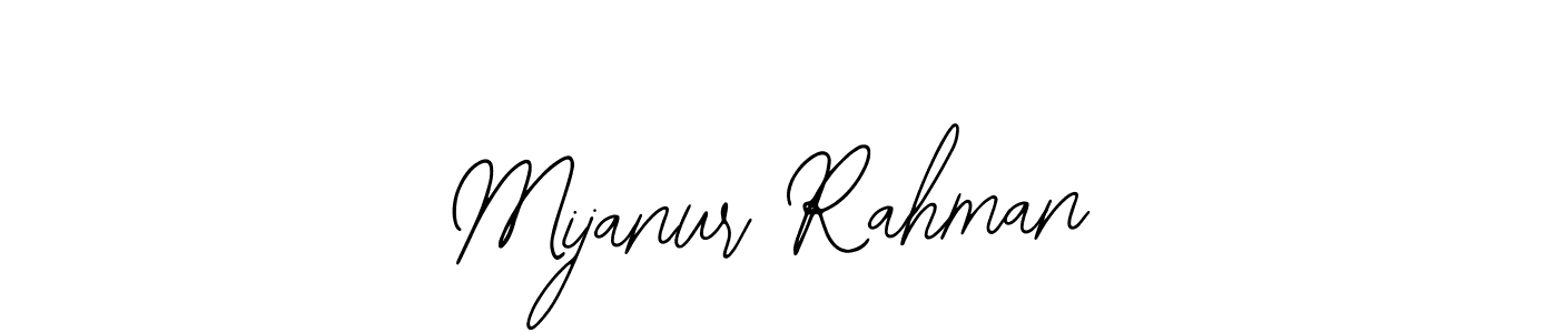 Use a signature maker to create a handwritten signature online. With this signature software, you can design (Bearetta-2O07w) your own signature for name Mijanur Rahman. Mijanur Rahman signature style 12 images and pictures png