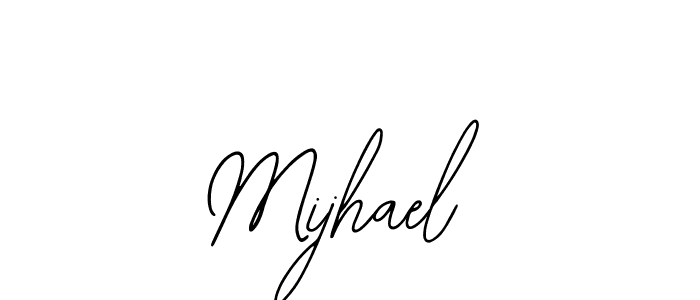 Similarly Bearetta-2O07w is the best handwritten signature design. Signature creator online .You can use it as an online autograph creator for name Mijhael. Mijhael signature style 12 images and pictures png