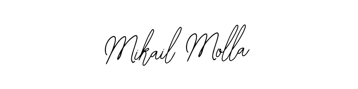 Use a signature maker to create a handwritten signature online. With this signature software, you can design (Bearetta-2O07w) your own signature for name Mikail Molla. Mikail Molla signature style 12 images and pictures png