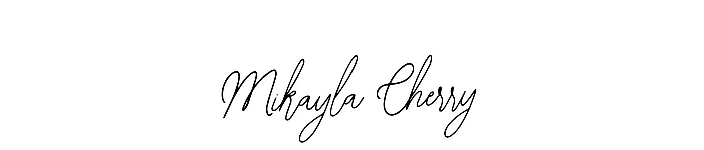 if you are searching for the best signature style for your name Mikayla Cherry. so please give up your signature search. here we have designed multiple signature styles  using Bearetta-2O07w. Mikayla Cherry signature style 12 images and pictures png