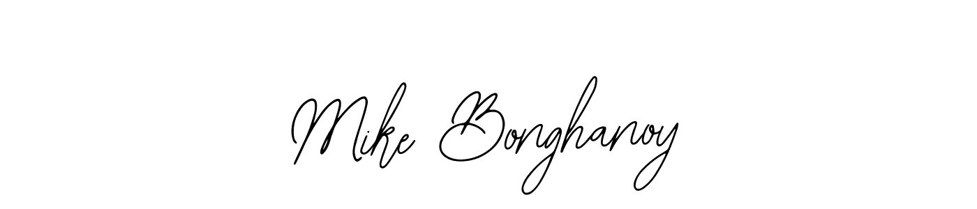 Design your own signature with our free online signature maker. With this signature software, you can create a handwritten (Bearetta-2O07w) signature for name Mike Bonghanoy. Mike Bonghanoy signature style 12 images and pictures png