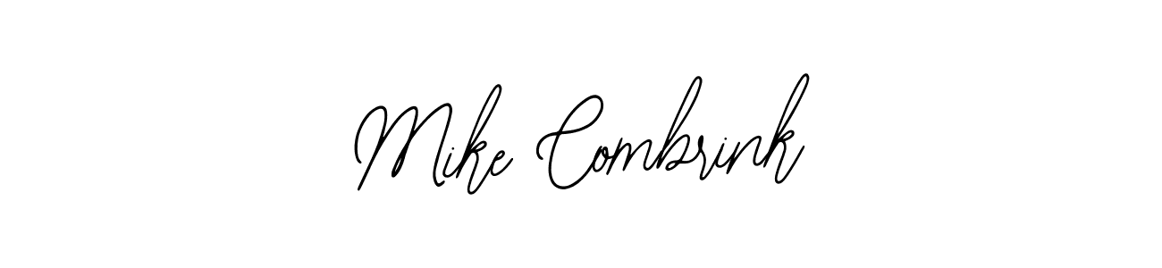 How to make Mike Combrink name signature. Use Bearetta-2O07w style for creating short signs online. This is the latest handwritten sign. Mike Combrink signature style 12 images and pictures png