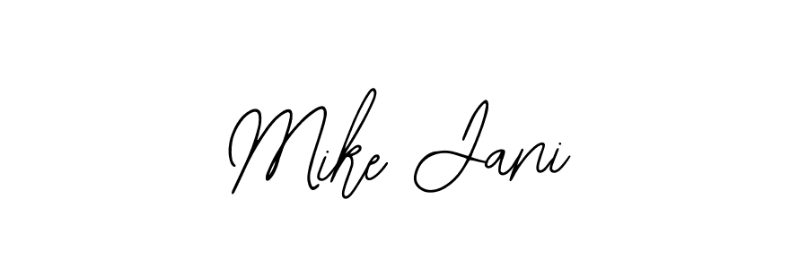 This is the best signature style for the Mike Jani name. Also you like these signature font (Bearetta-2O07w). Mix name signature. Mike Jani signature style 12 images and pictures png